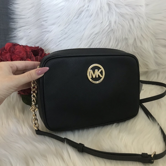 NWT MICHAEL KORS LEATHER FULTON CROSSBODY BAG - Picture 15 of 16